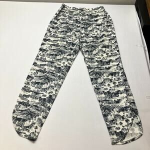 Marine Layer Allison Novelty Print Pant Womens XS Tencel Pull On San Francisco